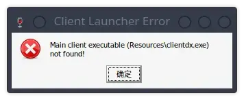 Main Client executable not found!